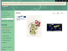Tablet Screenshot of comeniusproject2010spain.wikispaces.com