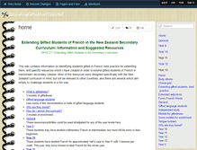Tablet Screenshot of extendinggiftedandtalented.wikispaces.com