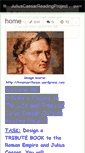 Mobile Screenshot of juliuscaesarreadingproject.wikispaces.com