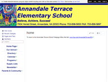 Tablet Screenshot of annandaleterrace.wikispaces.com