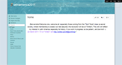 Desktop Screenshot of latinamerica2011.wikispaces.com