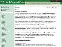 Tablet Screenshot of e2hiffman-researchproject.wikispaces.com