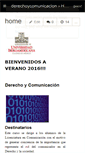 Mobile Screenshot of derechoycomunicacion.wikispaces.com