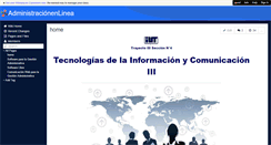 Desktop Screenshot of administracionenlinea.wikispaces.com