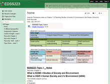 Tablet Screenshot of edss223.wikispaces.com