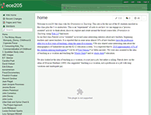 Tablet Screenshot of ece205.wikispaces.com