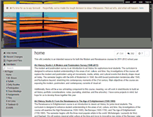 Tablet Screenshot of chiartshistory.wikispaces.com