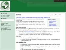 Tablet Screenshot of gralandedtech.wikispaces.com