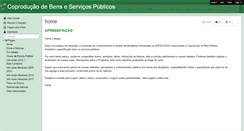 Desktop Screenshot of coproducaodobempublico.wikispaces.com