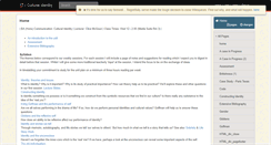 Desktop Screenshot of culturalidentity.wikispaces.com
