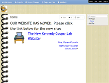Tablet Screenshot of kennedylab.wikispaces.com