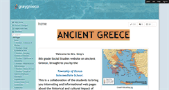 Desktop Screenshot of graygreece.wikispaces.com