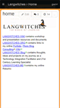 Mobile Screenshot of langwitches.wikispaces.com