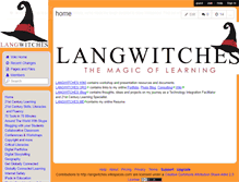 Tablet Screenshot of langwitches.wikispaces.com