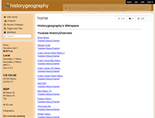 Tablet Screenshot of historygeography.wikispaces.com