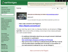 Tablet Screenshot of earthbridges.wikispaces.com