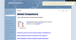 Desktop Screenshot of globalcompetency.wikispaces.com