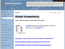 Tablet Screenshot of globalcompetency.wikispaces.com