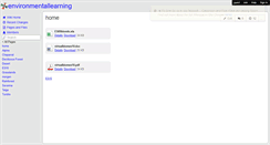 Desktop Screenshot of environmentallearning.wikispaces.com