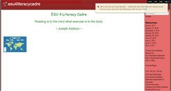 Desktop Screenshot of esu4literacycadre.wikispaces.com