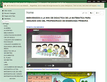 Tablet Screenshot of didacticadelamatematicampero.wikispaces.com