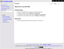 Tablet Screenshot of casteneda.wikispaces.com