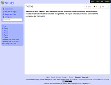 Tablet Screenshot of lemay.wikispaces.com