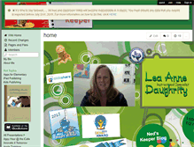 Tablet Screenshot of leaanne.wikispaces.com