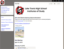 Tablet Screenshot of lthscte.wikispaces.com