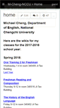 Mobile Screenshot of m-cheng-nccu.wikispaces.com