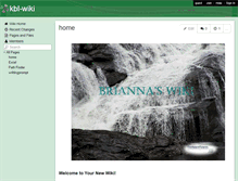 Tablet Screenshot of kbl-wiki.wikispaces.com