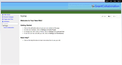 Desktop Screenshot of grantcollaboration.wikispaces.com