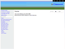 Tablet Screenshot of gellifaelogclass.wikispaces.com