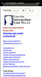Mobile Screenshot of iu12-math.wikispaces.com
