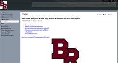 Desktop Screenshot of brhsbusinessed.wikispaces.com