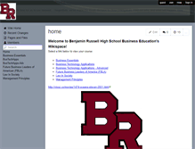 Tablet Screenshot of brhsbusinessed.wikispaces.com