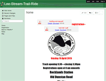 Tablet Screenshot of lee-stream-trail-ride.wikispaces.com