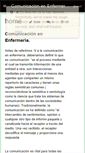 Mobile Screenshot of comunicacionenenfermeria.wikispaces.com