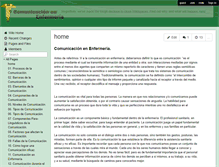 Tablet Screenshot of comunicacionenenfermeria.wikispaces.com