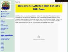 Tablet Screenshot of lytteltonmainschool.wikispaces.com