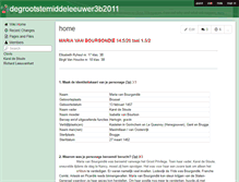 Tablet Screenshot of degrootstemiddeleeuwer3b2011.wikispaces.com
