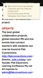 Mobile Screenshot of flatclassroomproject.wikispaces.com