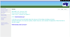 Desktop Screenshot of kheckman.wikispaces.com