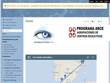 Tablet Screenshot of conmiradamatematica.wikispaces.com