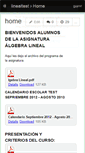 Mobile Screenshot of linealtest.wikispaces.com
