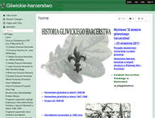 Tablet Screenshot of gliwickie-harcerstwo.wikispaces.com