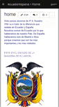 Mobile Screenshot of ecuadorespana.wikispaces.com