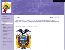 Tablet Screenshot of ecuadorespana.wikispaces.com
