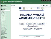 Tablet Screenshot of grupa1simonaavramescu.wikispaces.com