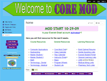Tablet Screenshot of core-mod.wikispaces.com